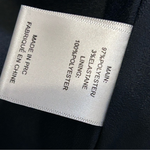 Cameo Size S - Peplum Navy Blue Top - Picture 4 of 5